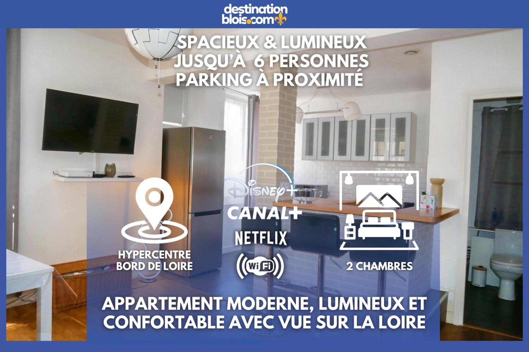Appartamento Moderne 60M2 Vue Sur La Loire Hypercentre Blois Esterno foto